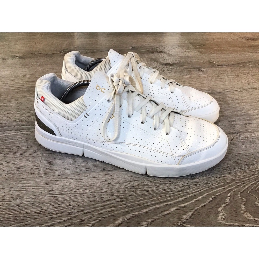 On Cloud Mens Size 12 The Roger Centre Court White Indigo Blue Tennis Shoes